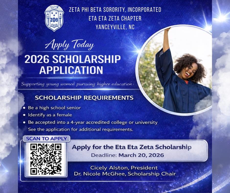 Eta Eta Zeta Scholarship Opens