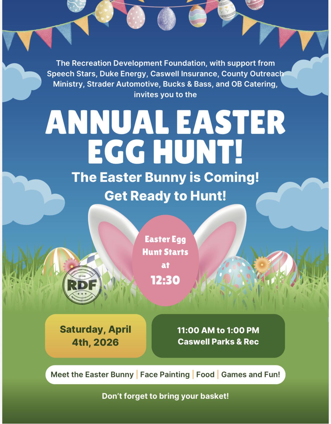 RDF Seeks Help with Egg Hunt