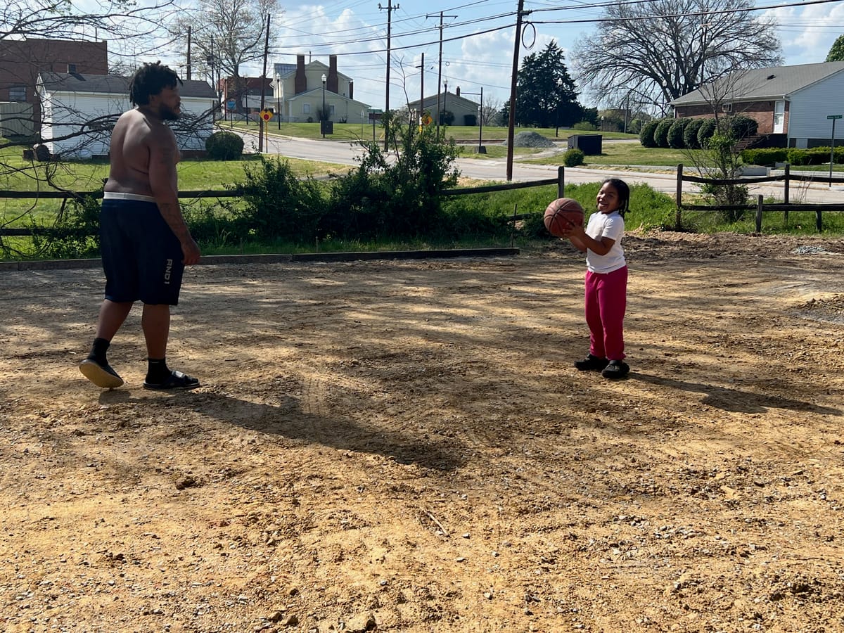 Yanceyville's Only Outdoor Basketball Court Gets Upgrade