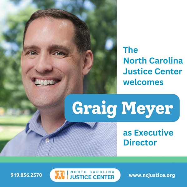 NC Senator Graig Meyer Resigns