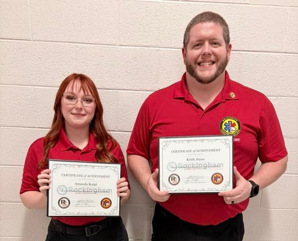 Caswell EMS's Two New Medics