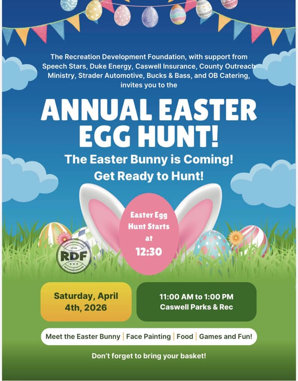 RDF Seeks Help with Egg Hunt